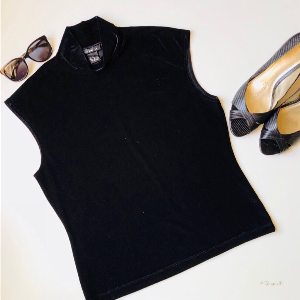 The Limited tank-top turtleneck velvet